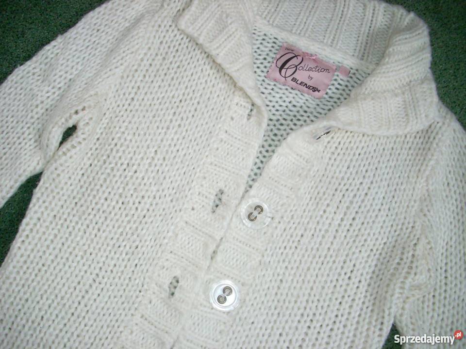 Milutki Sweter Z Grubej Włóczki 36 S 34