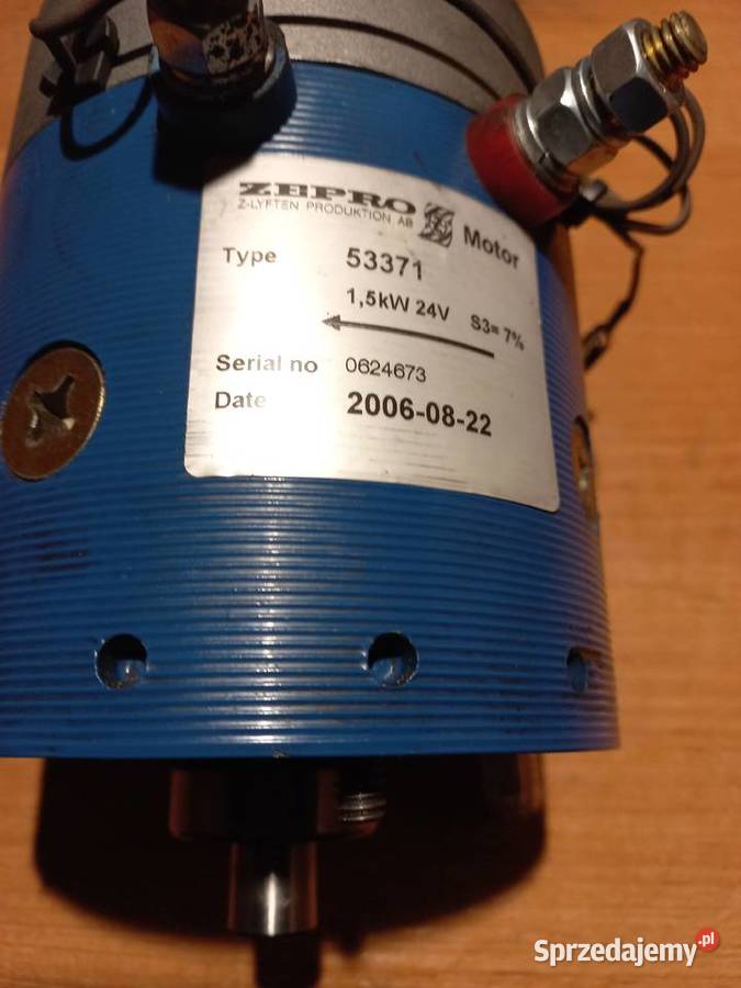 Silnik 24V 15kW 53371 winda załadowcza Zepro Pozostałe Przykona