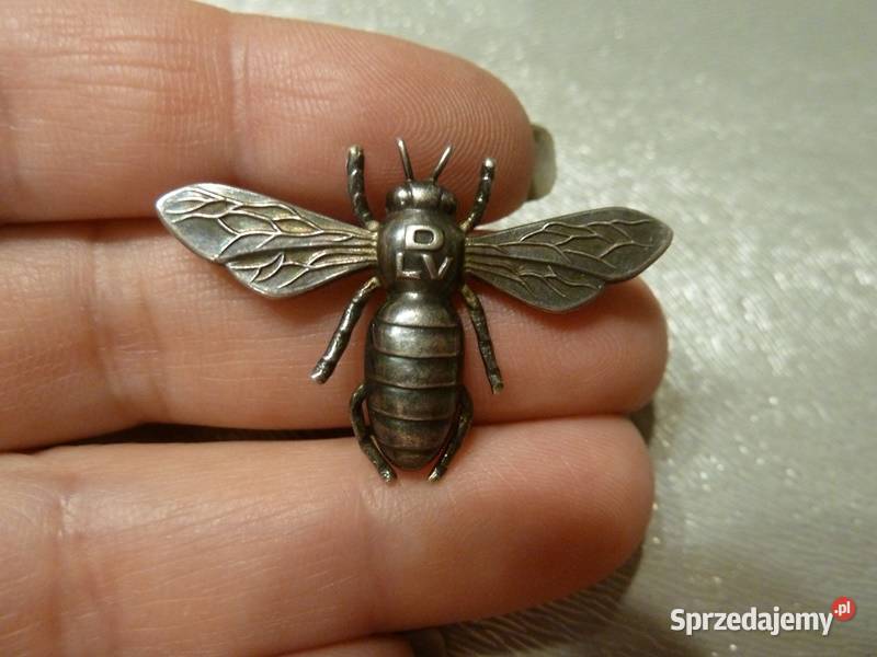 broszka srebro mucha osa 835 Radom
