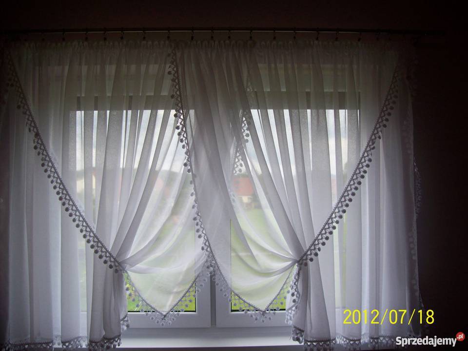 1 FIRANA z gipiurą 400x140 biała ecri biały Leszno sprzedam