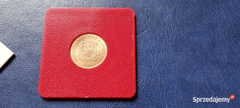 Stare monety 1 centavo 1969 FAO Dominikana Lesko