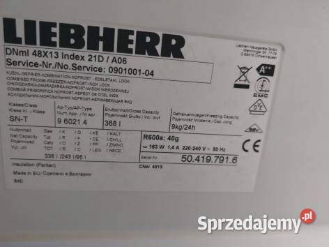 Duża używana lodówka no frost Liebherr DNml wolnostojące