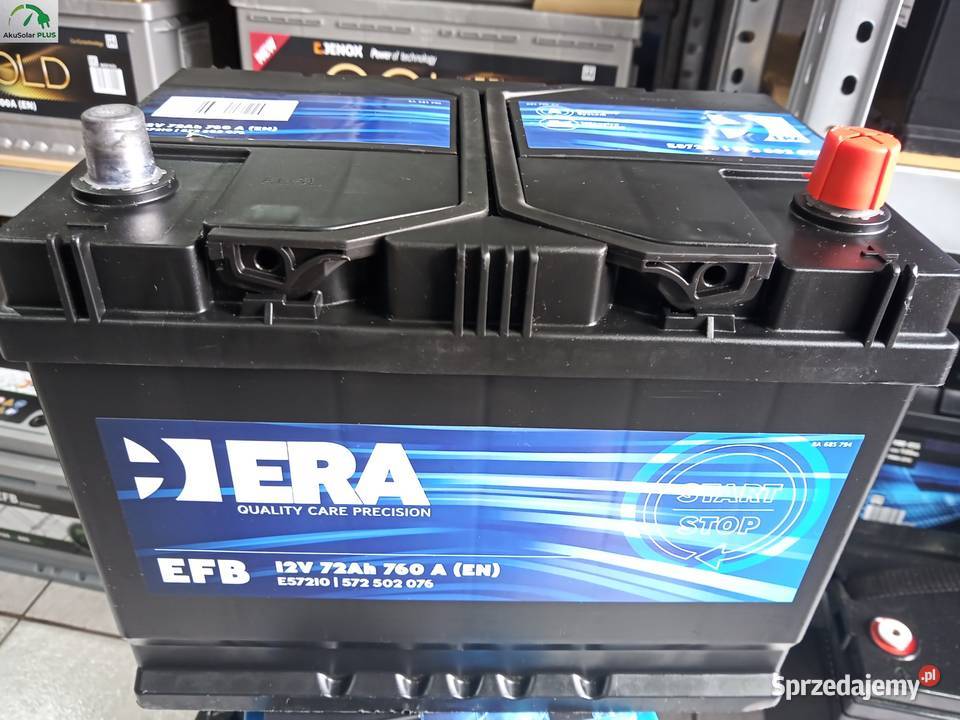 Akumulator EFB ERA 72A 760A P Japan StartStop Części Częstochowa