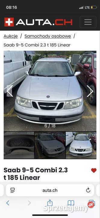 Saab 95 23t Szwajcaria automatyczna Dosin