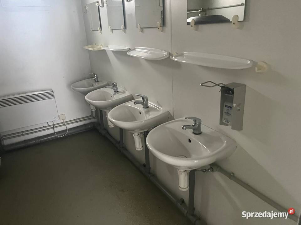 KONTENER SANITARNY 2x KABINA WC 5x UMYWALKA 2x dolnośląskie Wrocław