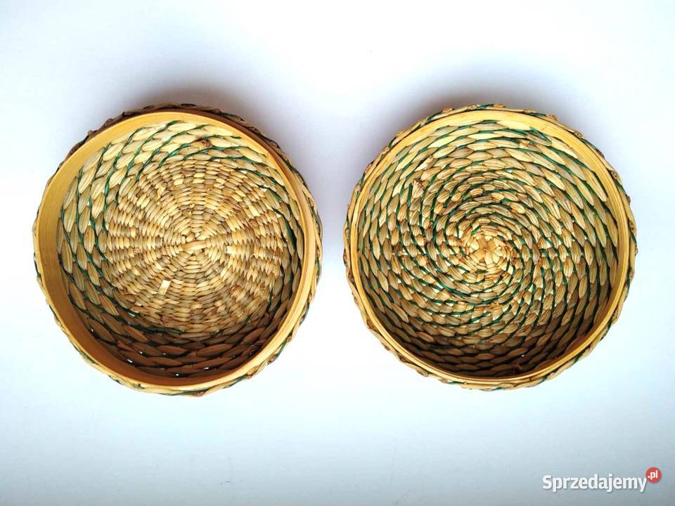 Szkatułka rattan wiklina trawa morska na Gdańsk sprzedam