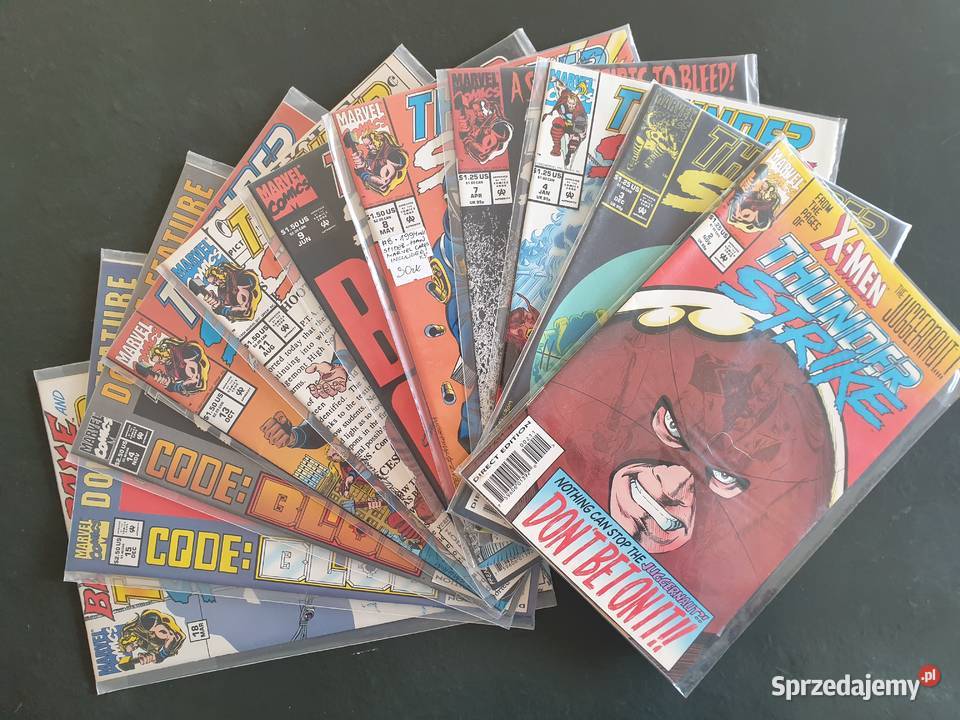 Thunder Strike 11 komiksów Marvel USA Gdynia