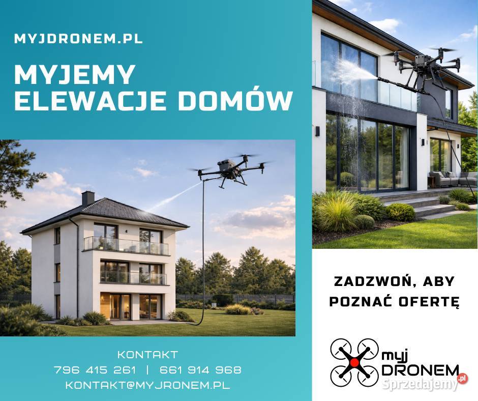 Czyścimy i DBAMY o elewacje DACH fotowoltaikę Łódź
