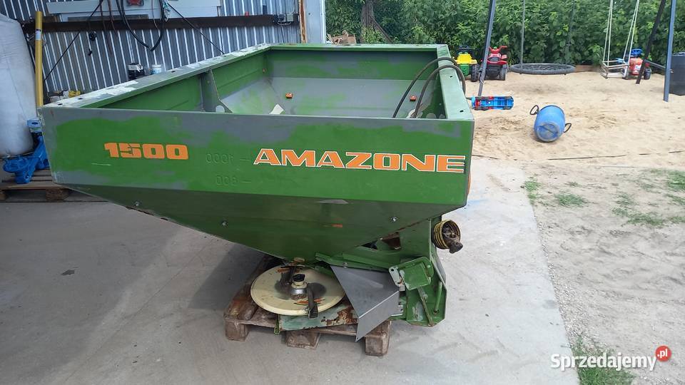 Rozsiewacz nawozu amazone zam 1500 wielkopolskie Babiak