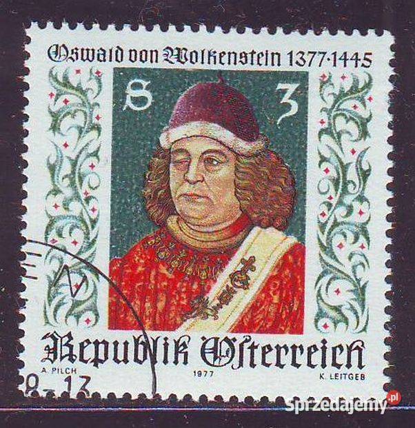 Zn Austria Mi 1541 7 kas 1977 Filatelistyka Gliwice