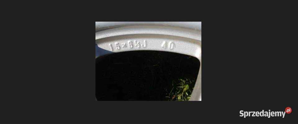 4 felgi aluminiowe Toyota 15 z oponami letnimi