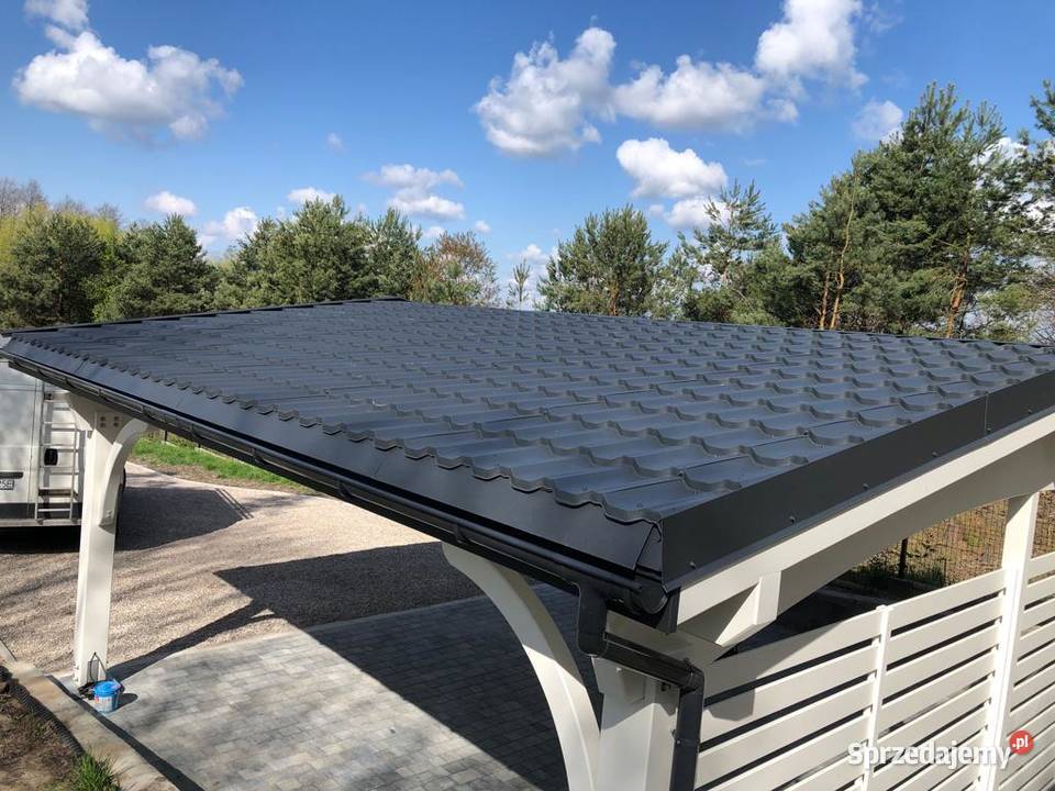 Wiata garażowa ITALIA 7M BSH Architektura ogrodowa małopolskie Łącko