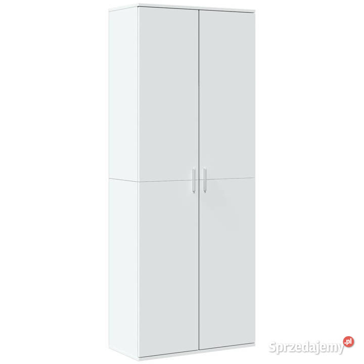 Wysoka szafka biała 70x35x180 materiał Warszawa