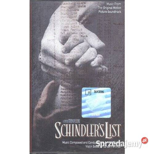 Schindlers List soundtrack kaseta
