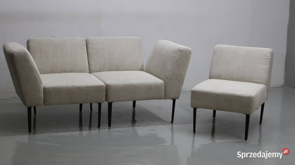 TBG Nowa sofa 3 osoboa 2 osobowa fotel sztruks Poznań