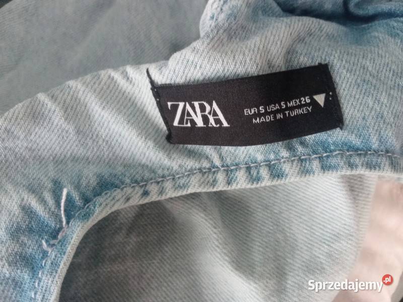 jeansowy top bluzka zara bez rękawa Bluzki i koszule Lubartów