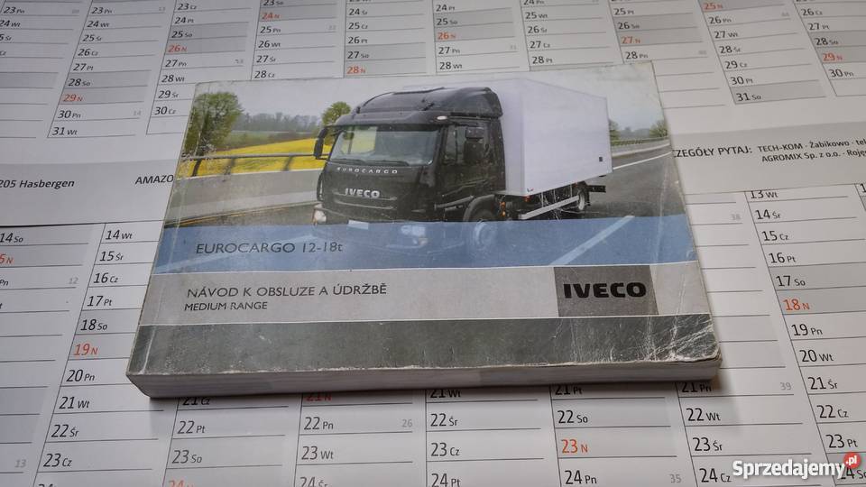 IVECO Eurocargo 1218t instrukcja obsługi Szamotuły