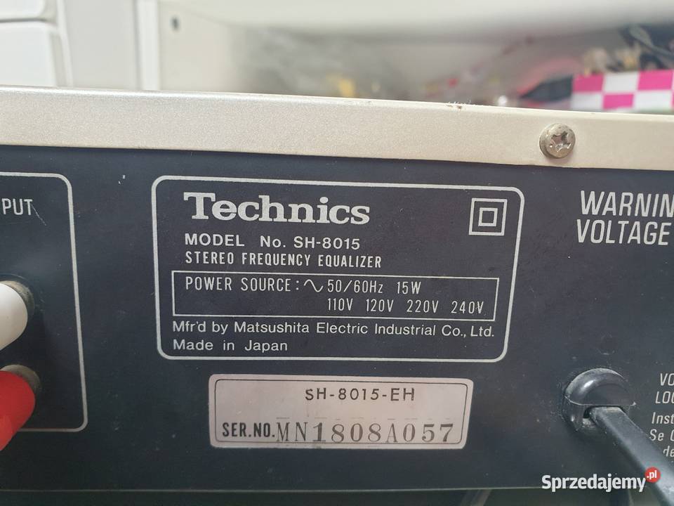 Technics sh 8015 korektor graficzny