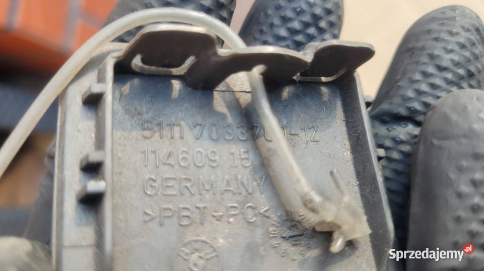 BMW 5 E60 E61 ZAŚLEPKA HAKA ZDERZAKA PRZÓD śląskie Ruda Śląska