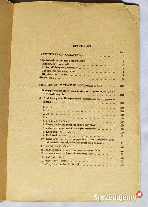 SŁOWNICZEK ORTOGRAFICZNY z zasadami pisowni Hajnówka