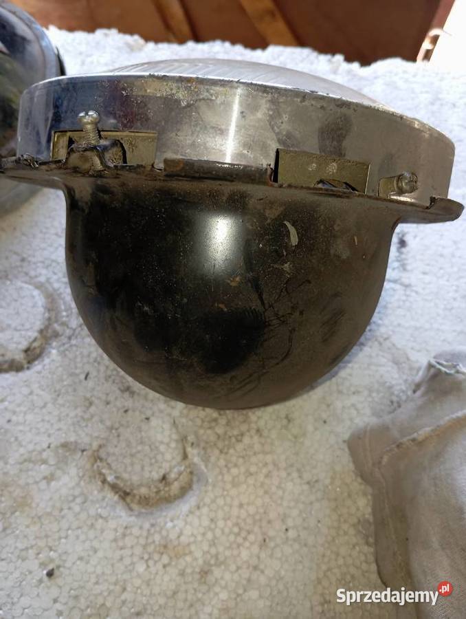 Lampyreflektory CCCP radzieckie z epoki lubelskie Lublin