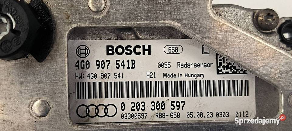 RADAR AUDI A6 C7 LIFT 4G0907541B osobowe Pozostałe sprzedam