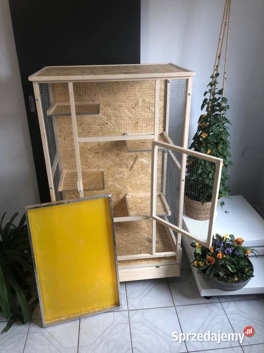 Klatka drewniana gryzonia szynszyli wiewiórki