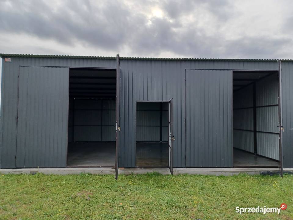 Garaż Blaszany CAŁA POLSKA Wiata Hala Szybka blacha Konin