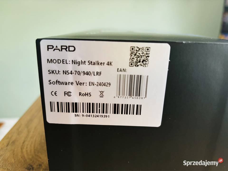 Nowość PARD DS37 4K LRF 850nm 940nm Nowy Ryki