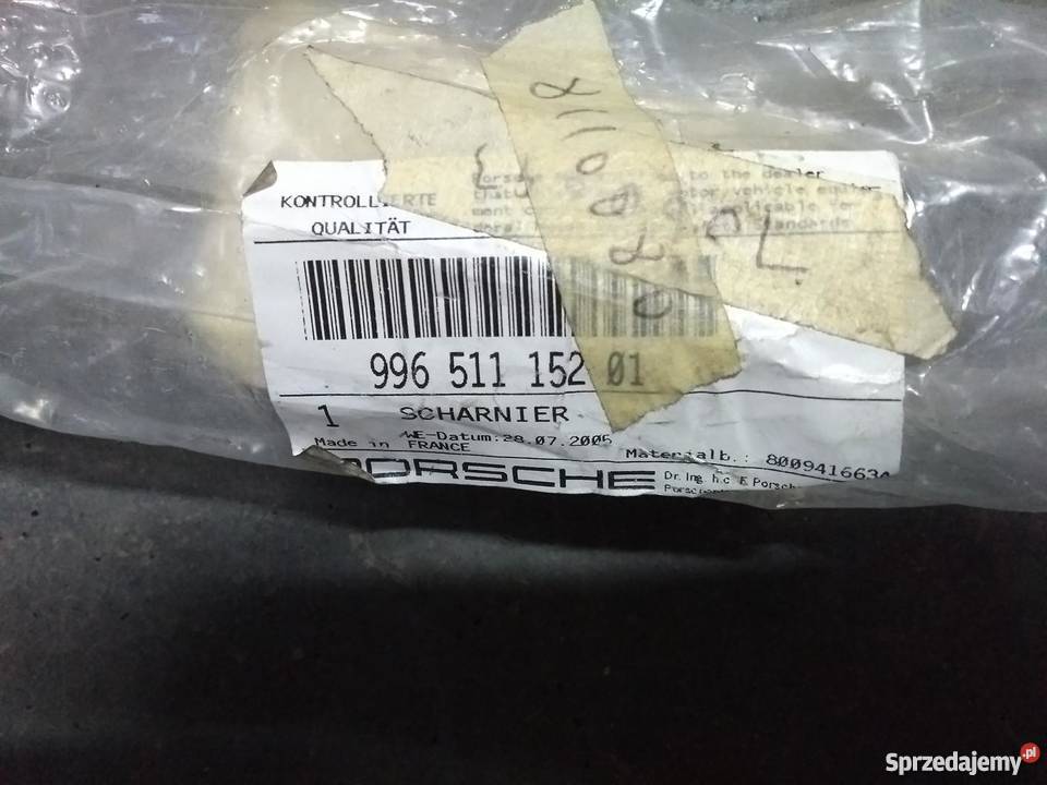 Zawias bagażnika prawy Porsche 996 986 pokrywa Pilzno sprzedam
