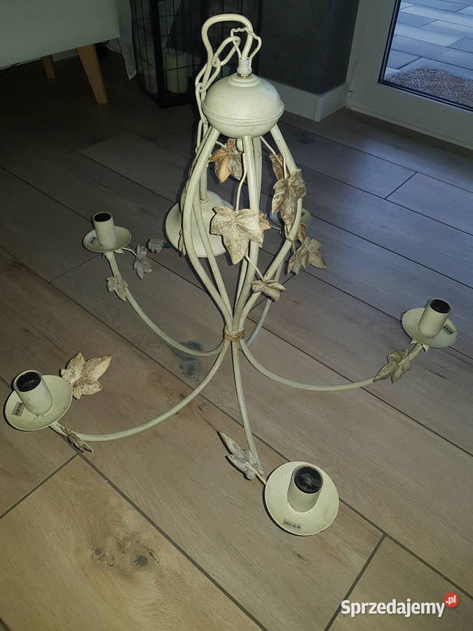 Żyrandol piecioramienny wielkopolskie Wola Podłężna