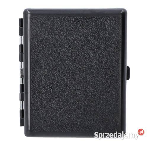 Czarna Papierośnica Plastikowa z Blaszkami Etui Ostrowy nad Okszą sprzedam