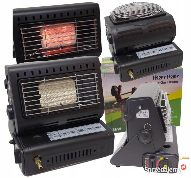 Piecyk turystyczny gazowy 2w1 13KW promiennik Mierzyn