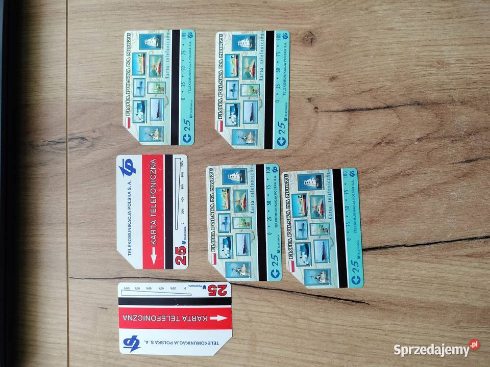 Stare karty telefoniczne lata 90 1 Choszczno