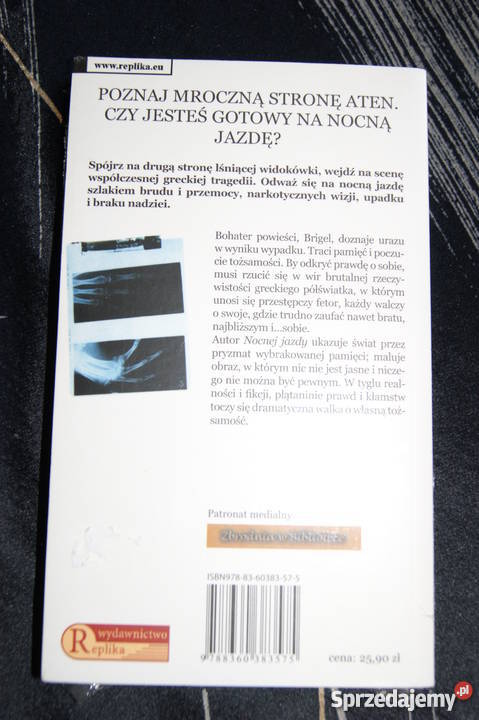Książka Nocna jazda NOWA Gdynia