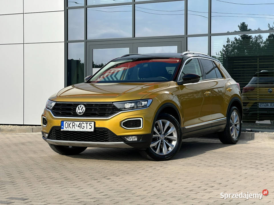 Volkswagen TRoc TOP Led Kamera Navi Lane assist złoty Kąty Opolskie