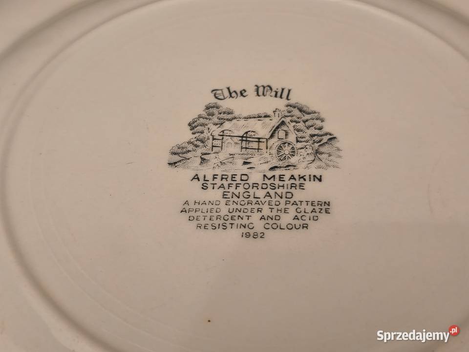 Talerz obiadowy płaski angielski Alfred Meakin Chełm sprzedam