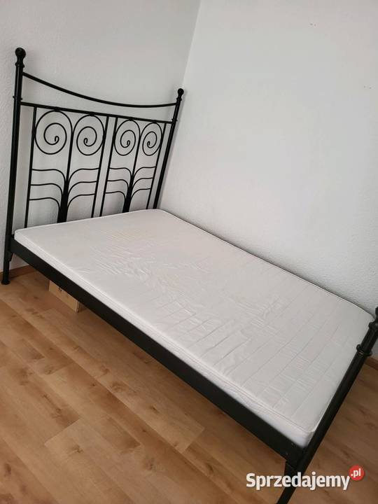 Solidne metalowe łóżko stelaż materac z Niemiec kujawsko-pomorskie Sypniewo