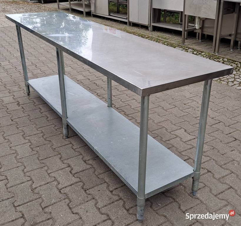 STÓŁ GASTRONOMICZNY CENTRALNY Z PÓŁKĄ 2446090 wielkopolskie Nowe Skalmierzyce