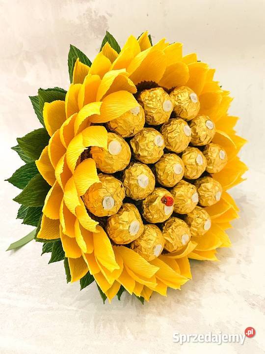 Duży słonecznik z cukierkami rozmiar XL