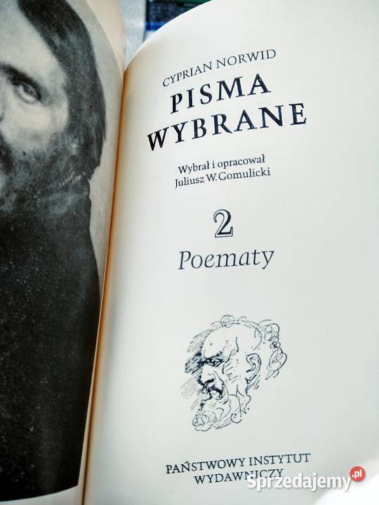 Norwid dzieła Poematy antykwariaty Bródno Antykwariat Warszawa