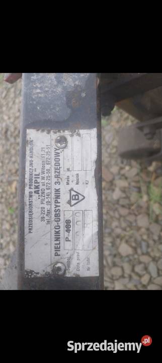 Pielni 3rzędiwy akpil Obsypnik do traktora Nowy Sącz sprzedam
