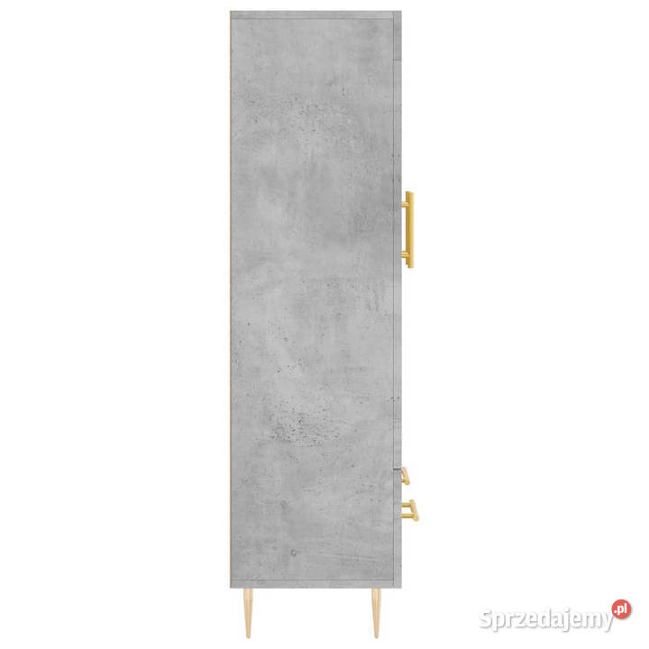 Wysoka szafka szarość betonu 695x31x115 WM830312 Pozostałe