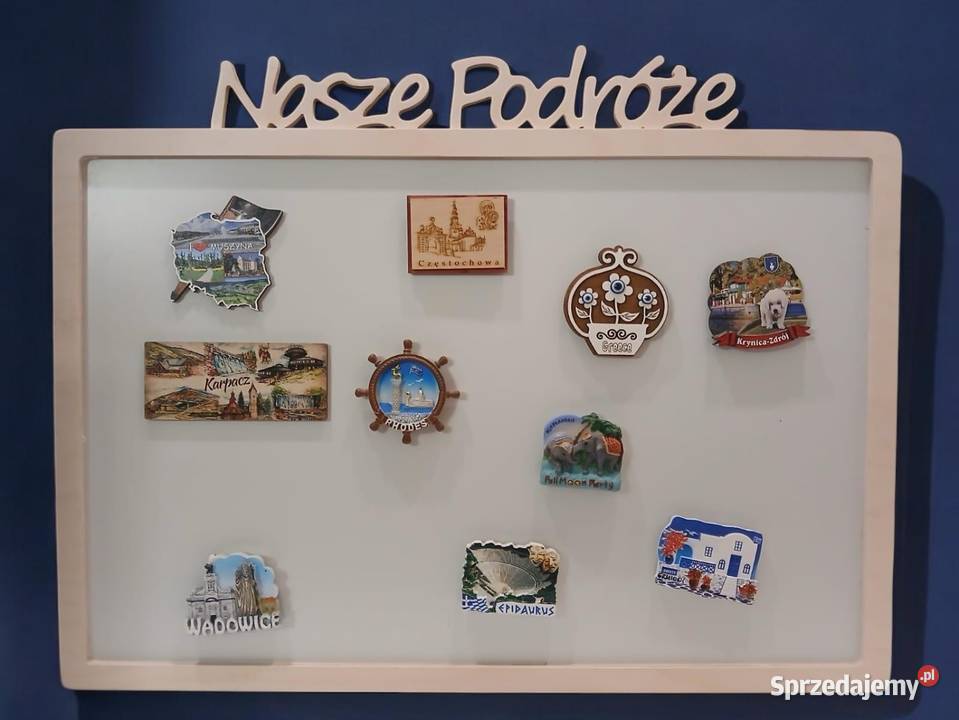 Tablica na magnesy z podróży tablica magnetyczna Chomranice