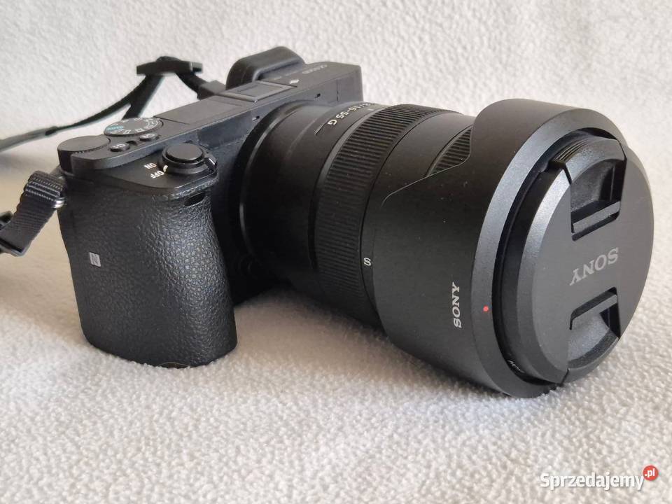 Sony Alpha A6500 dwa obiektywy dodatki Aparaty Kraków