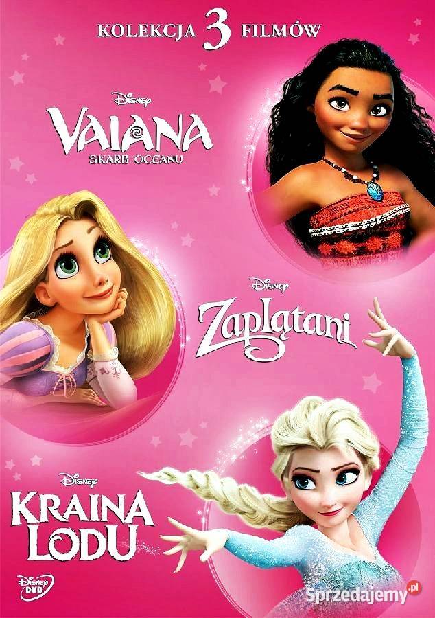 VAIANA SKARB OCEANU ZAPLĄTANI KRAINA LODU Kalisz sprzedam