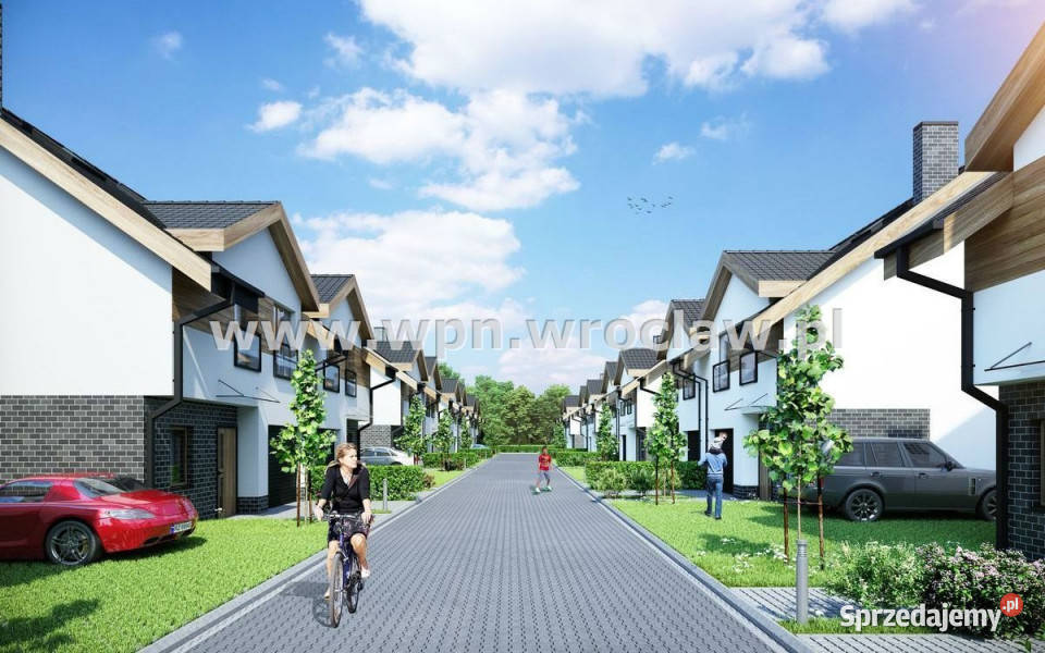 Dom bliźniak Wrocław 12624m2 dolnośląskie