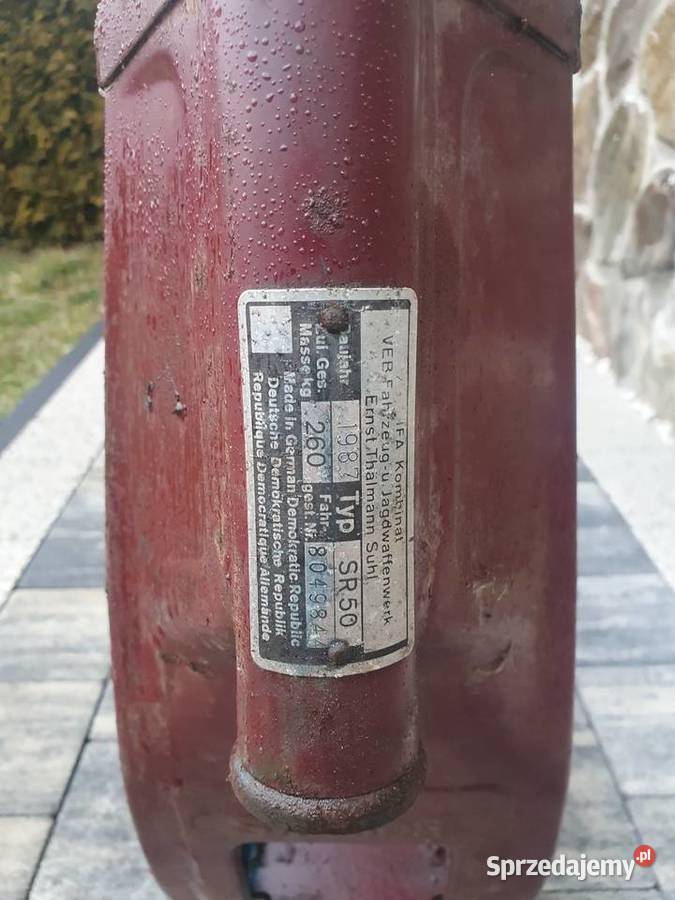 Rama z dokumentami simson motorower Simson