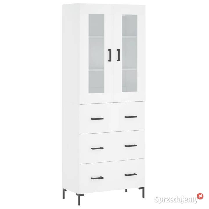 vidaXL Witrynka biała 695x34x180 SKU3198401