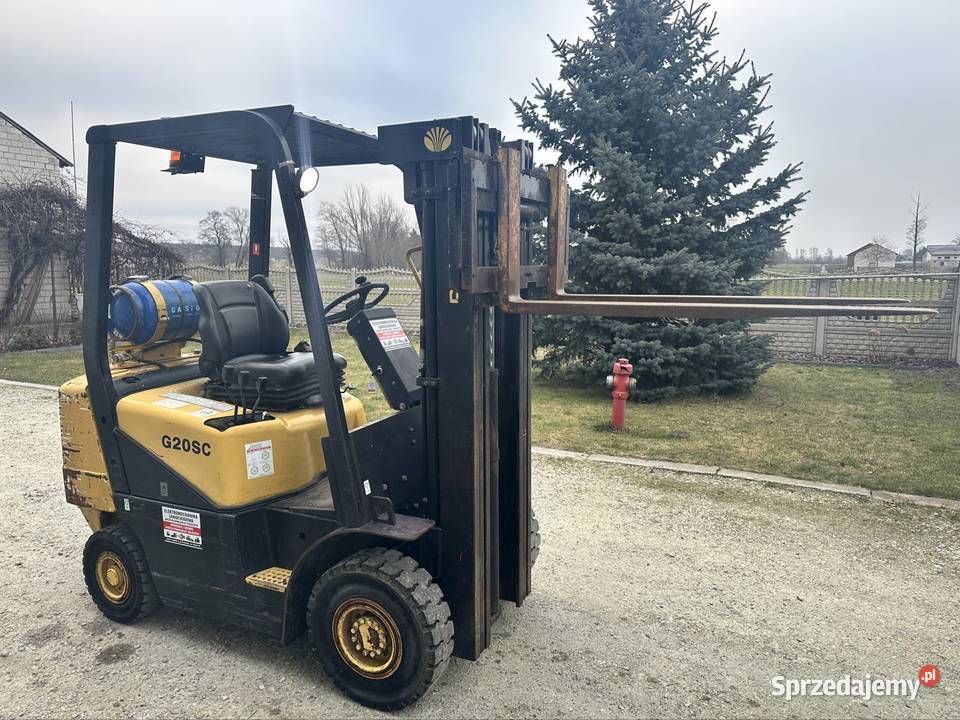 Wózek widłowy Daewoo 2t 45 m triplex wolny skok Daewoo Pajęczno